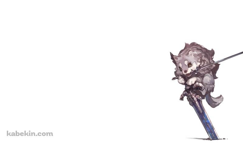 灰色の大狼シフ / Great Grey Wolf Sif / ダークソウル / かわいいの壁紙(800px x 480px) 高画質 PC・デスクトップ用