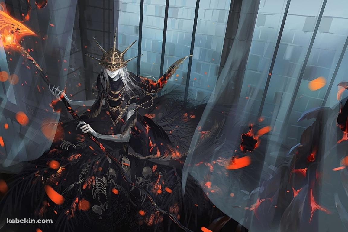 陰の太陽グウィンドリン / ダークソウルの壁紙(1152px x 768px) 高画質 PC・デスクトップ用