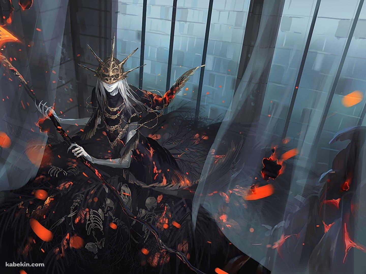 陰の太陽グウィンドリン / ダークソウルの壁紙(1440px x 1080px) 高画質 PC・デスクトップ用