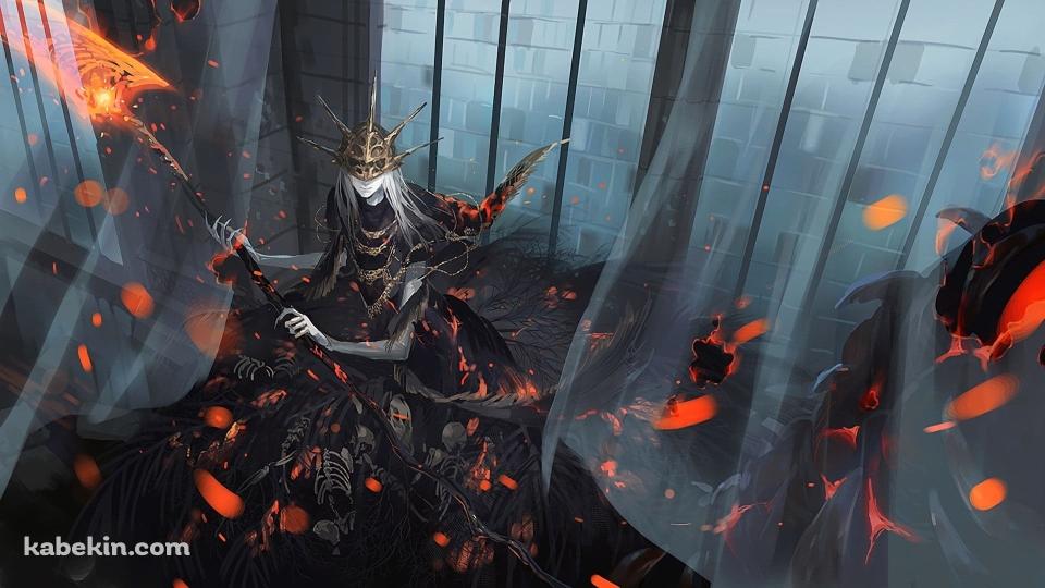 陰の太陽グウィンドリン / ダークソウルの壁紙(960px x 540px) 高画質 PC・デスクトップ用