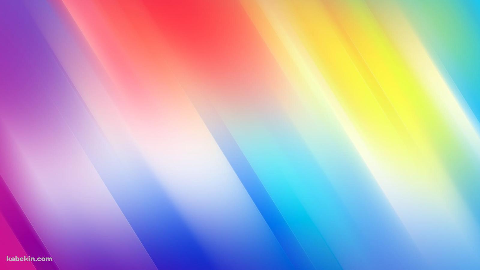 綺麗な光沢のある虹色のグラデーションの壁紙(1600px x 900px) 高画質 PC・デスクトップ用