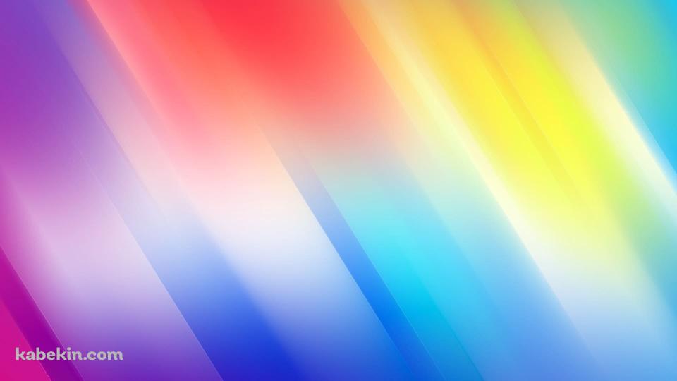 綺麗な光沢のある虹色のグラデーションの壁紙(960px x 540px) 高画質 PC・デスクトップ用