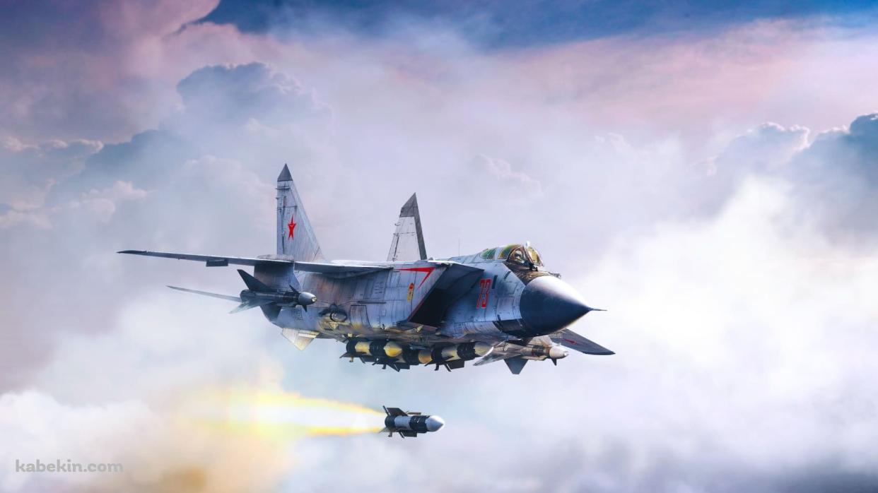 MiG-31 / ソビエト連邦 / 大型戦闘機の壁紙(1242px x 698px) 高画質 PC・デスクトップ用