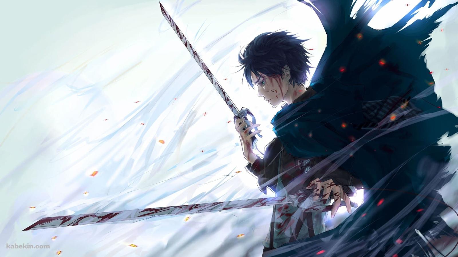 エレン・イェーガー / Eren Jaeger / 進撃の巨人の壁紙(1600px x 900px) 高画質 PC・デスクトップ用