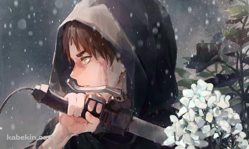 剣を構えるエレン・イェーガー / 進撃の巨人の壁紙(800px x 480px) 高画質 PC・デスクトップ用