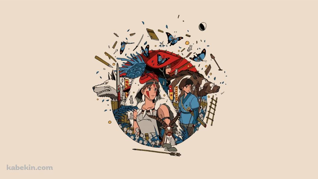 もののけ姫 / アシタカ / サン / エボシ御前 / 乙事主 / ヤックル / こだまの壁紙(1051px x 591px) 高画質 PC・デスクトップ用