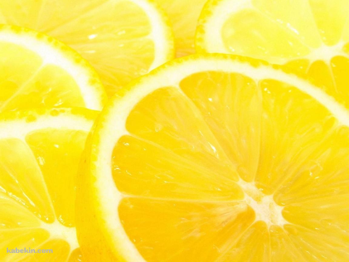 輪切りのレモンの壁紙(1152px x 864px) 高画質 PC・デスクトップ用