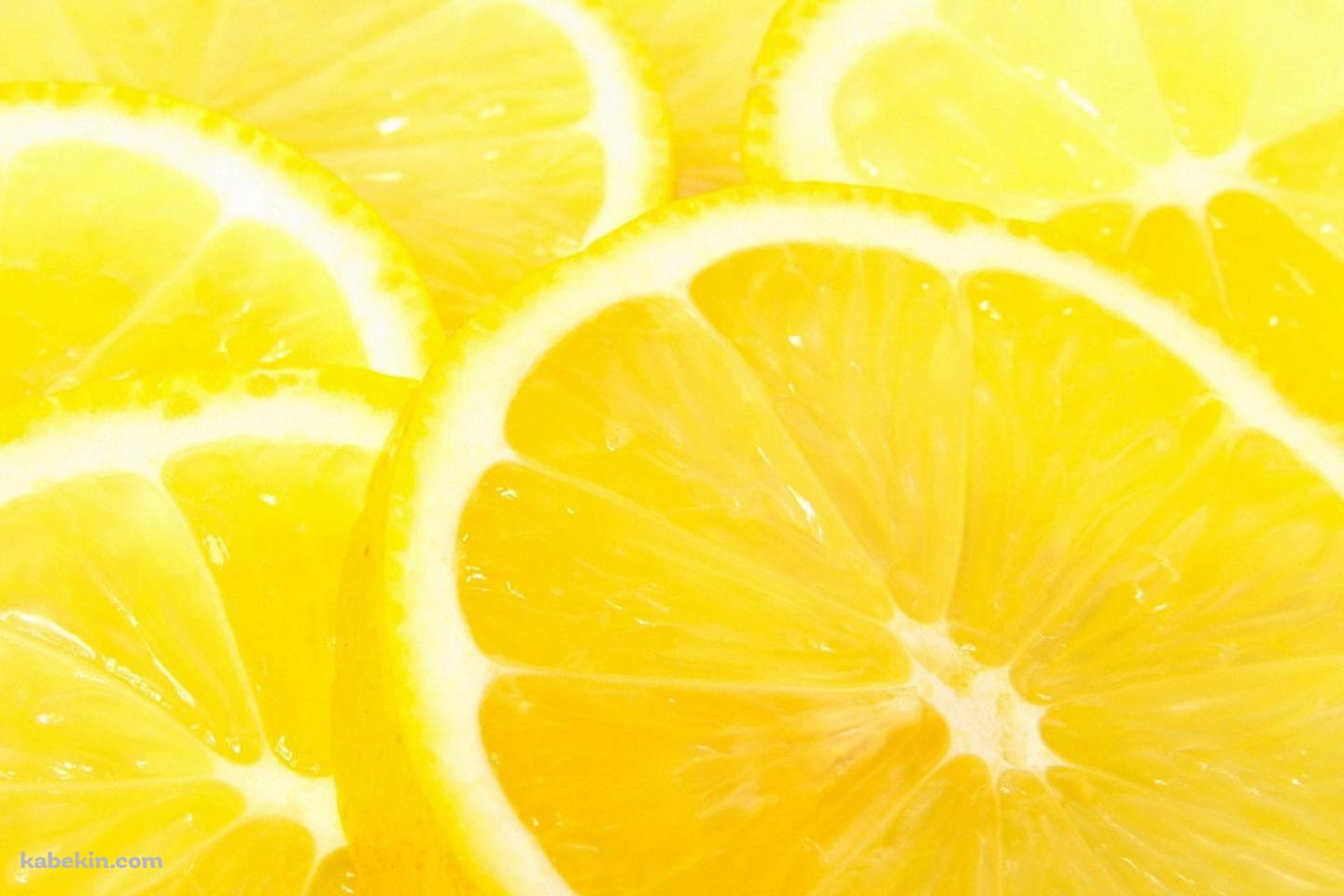 輪切りのレモンの壁紙(1440px x 960px) 高画質 PC・デスクトップ用