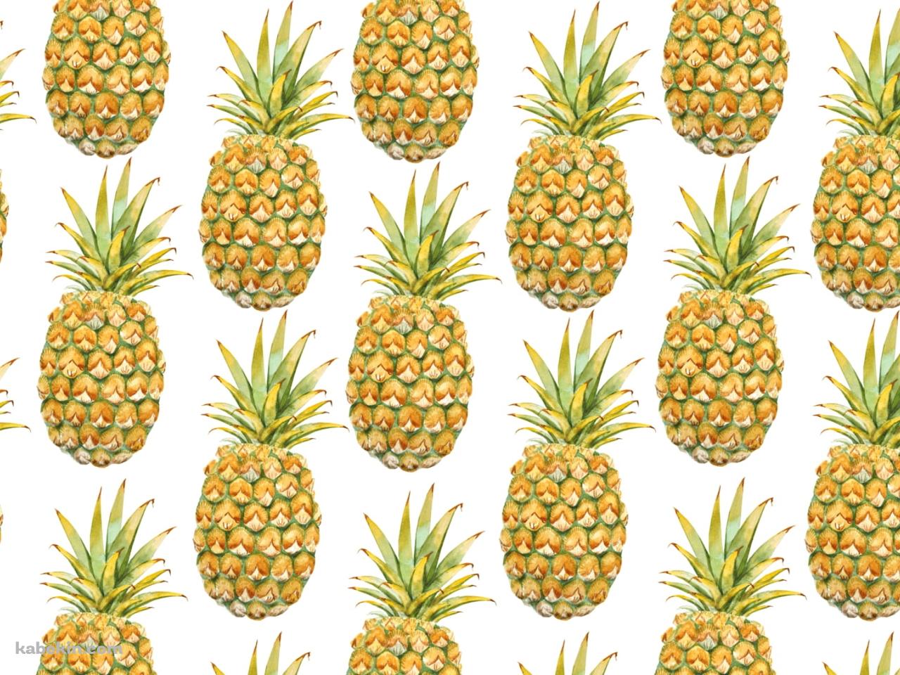 パイナップル パターンの壁紙(1280px x 960px) 高画質 PC・デスクトップ用