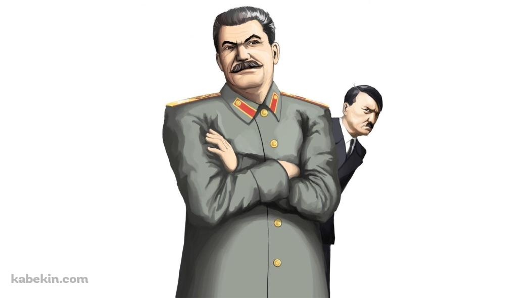 ヨシフ・スターリンとアドルフ・ヒトラーの壁紙(1051px x 591px) 高画質 PC・デスクトップ用