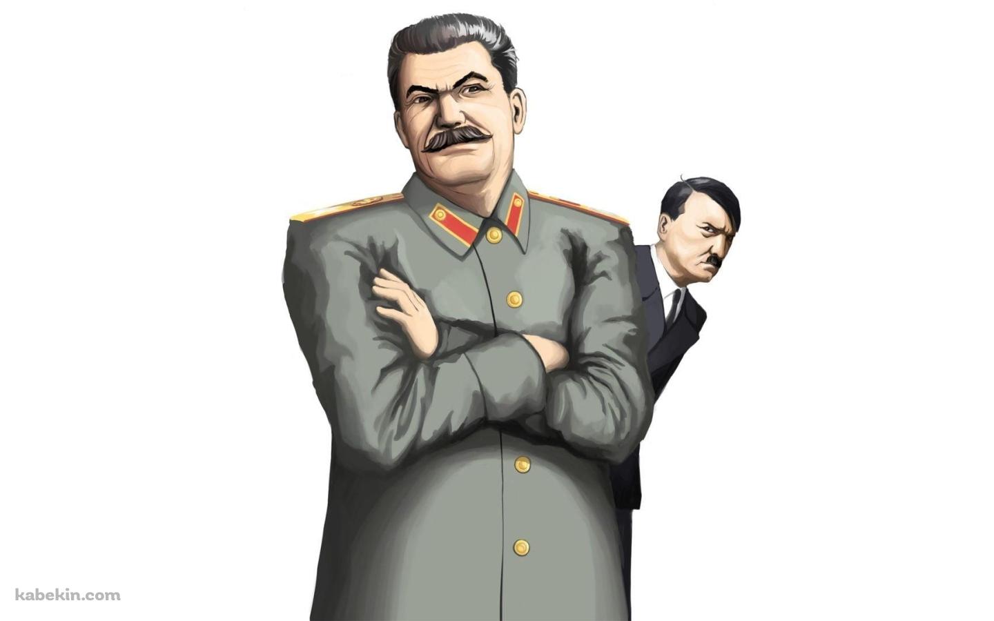 ヨシフ・スターリンとアドルフ・ヒトラーの壁紙(1440px x 900px) 高画質 PC・デスクトップ用