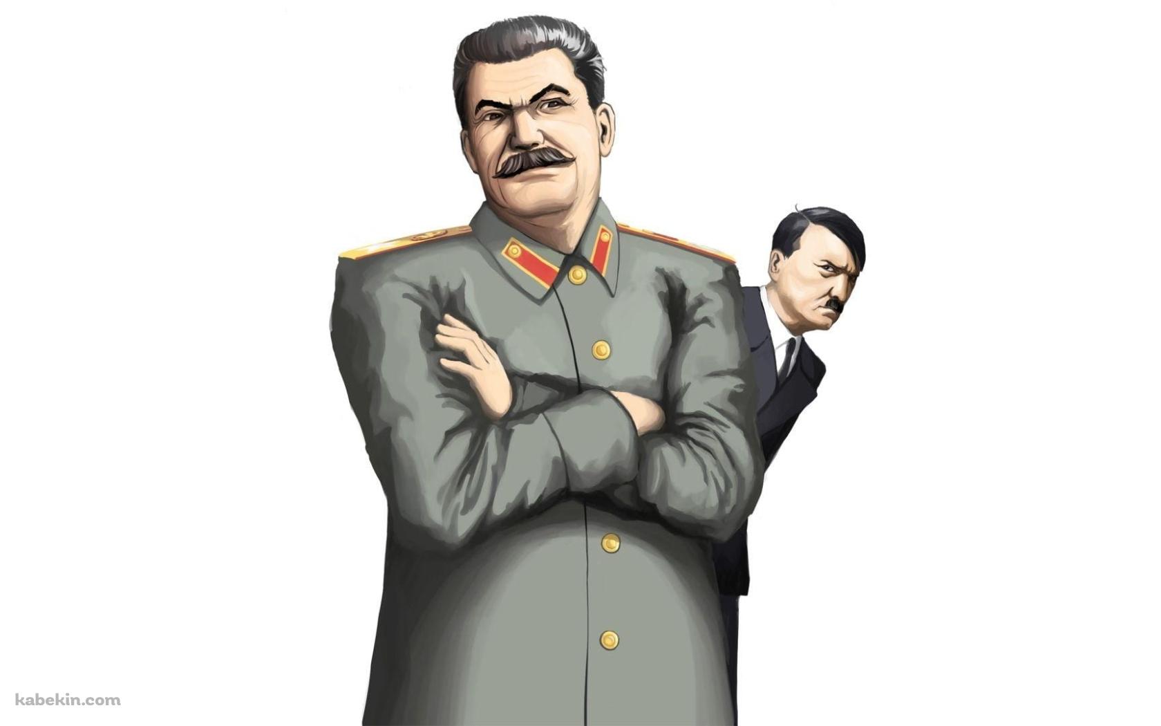 ヨシフ・スターリンとアドルフ・ヒトラーの壁紙(1680px x 1050px) 高画質 PC・デスクトップ用