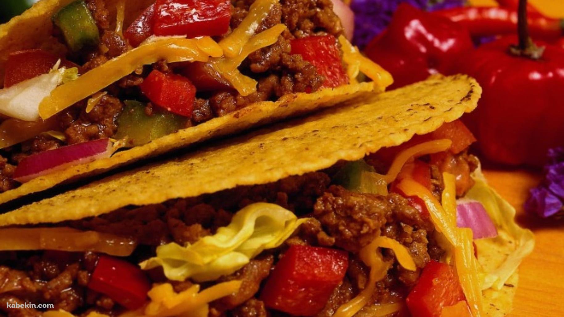 タコス / メキシコ料理の壁紙(1829px x 1029px) 高画質 PC・デスクトップ用