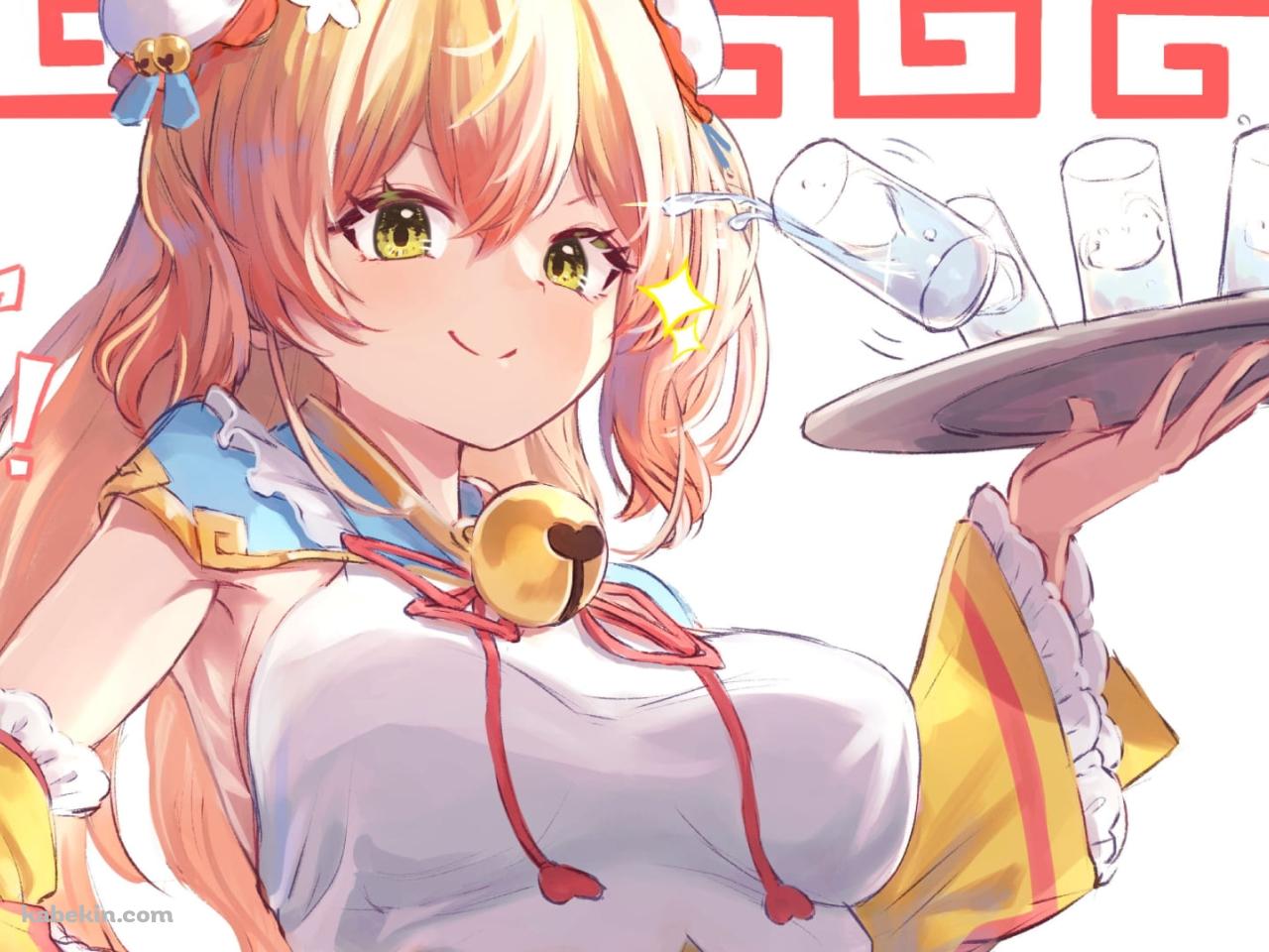 桃鈴ねね / ファンアート / バーチャルYouTuber / ホロライブの壁紙(1280px x 960px) 高画質 PC・デスクトップ用