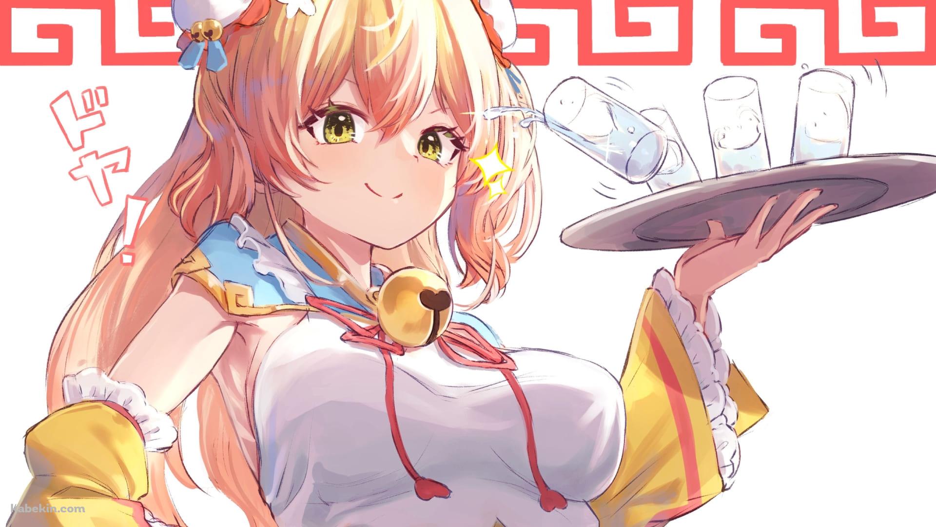 桃鈴ねね / ファンアート / バーチャルYouTuber / ホロライブの壁紙(1920px x 1080px) 高画質 PC・デスクトップ用