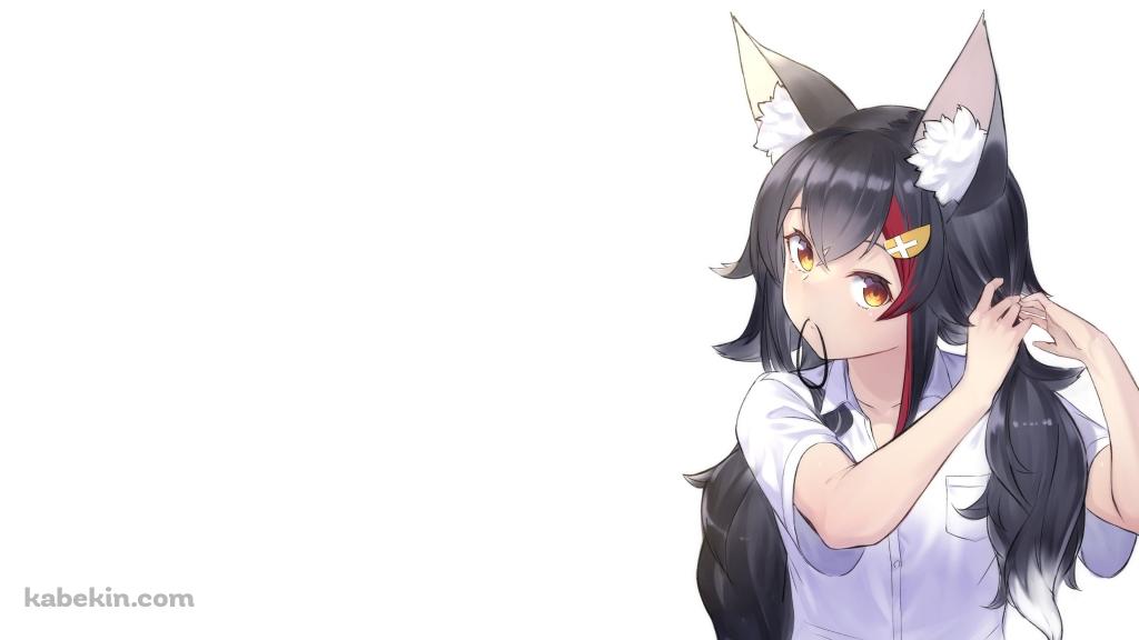 かわいい大神ミオ / ファンアートの壁紙(1024px x 576px) 高画質 PC・デスクトップ用