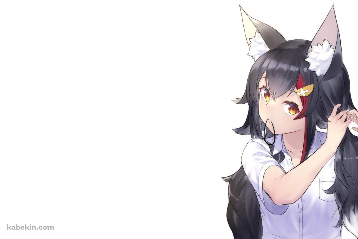 かわいい大神ミオ / ファンアートの壁紙(1152px x 768px) 高画質 PC・デスクトップ用