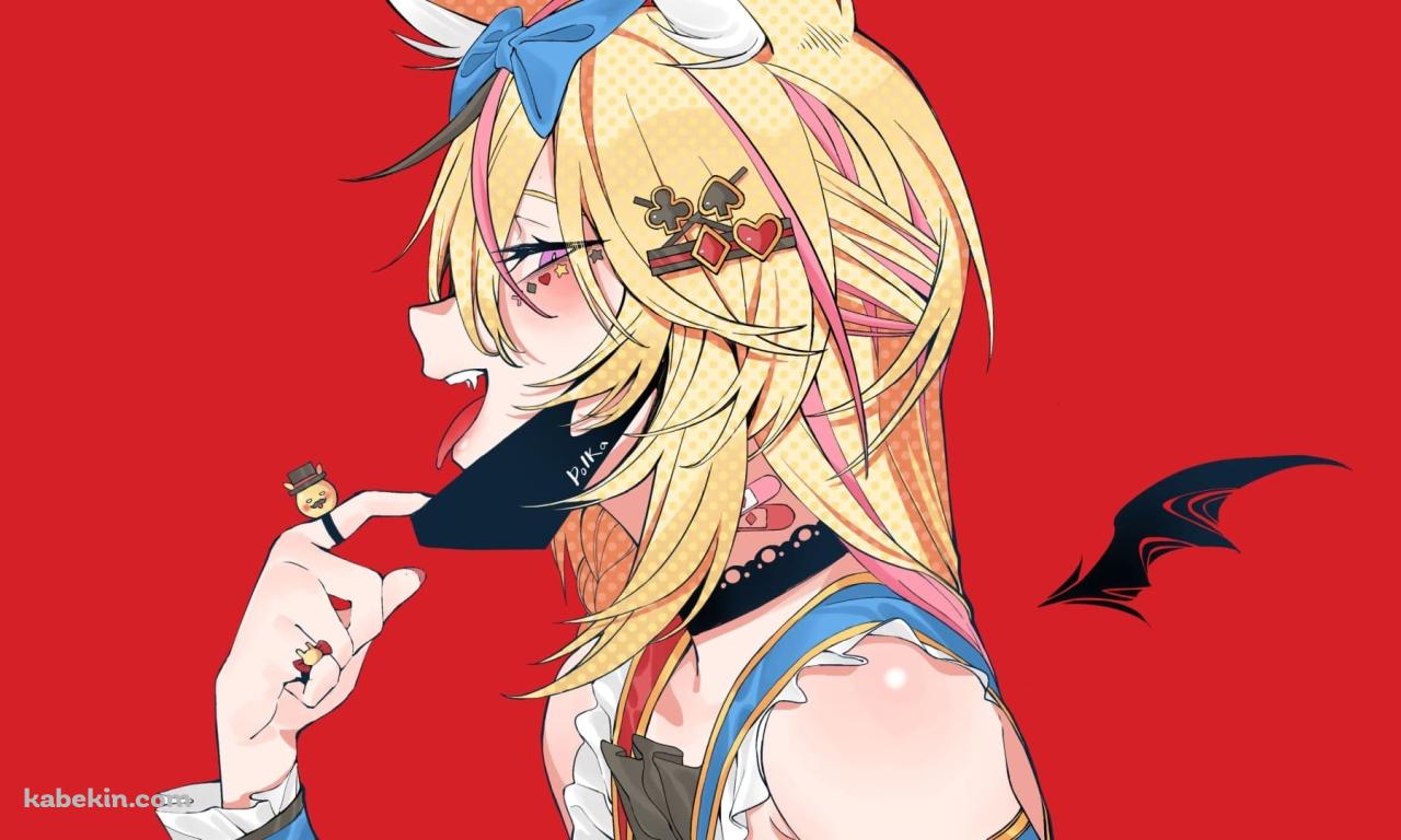 かわいい尾丸ポルカ / ファンアート / バーチャルYouTuber / ホロライブの壁紙(1280px x 768px) 高画質 PC・デスクトップ用