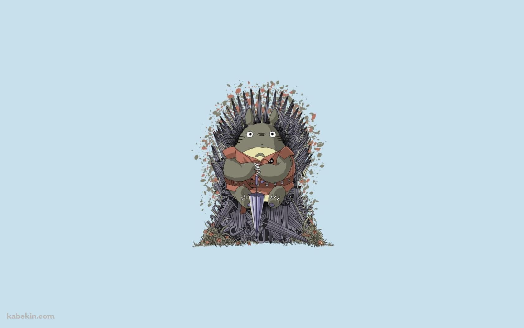 トトロ / ゲーム・オブ・スローンズ パロディ / ジブリの壁紙(1680px x 1050px) 高画質 PC・デスクトップ用
