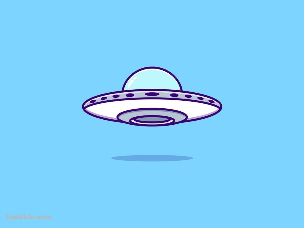 ポップなUFOのイラストの壁紙(1024px x 768px) 高画質 PC・デスクトップ用