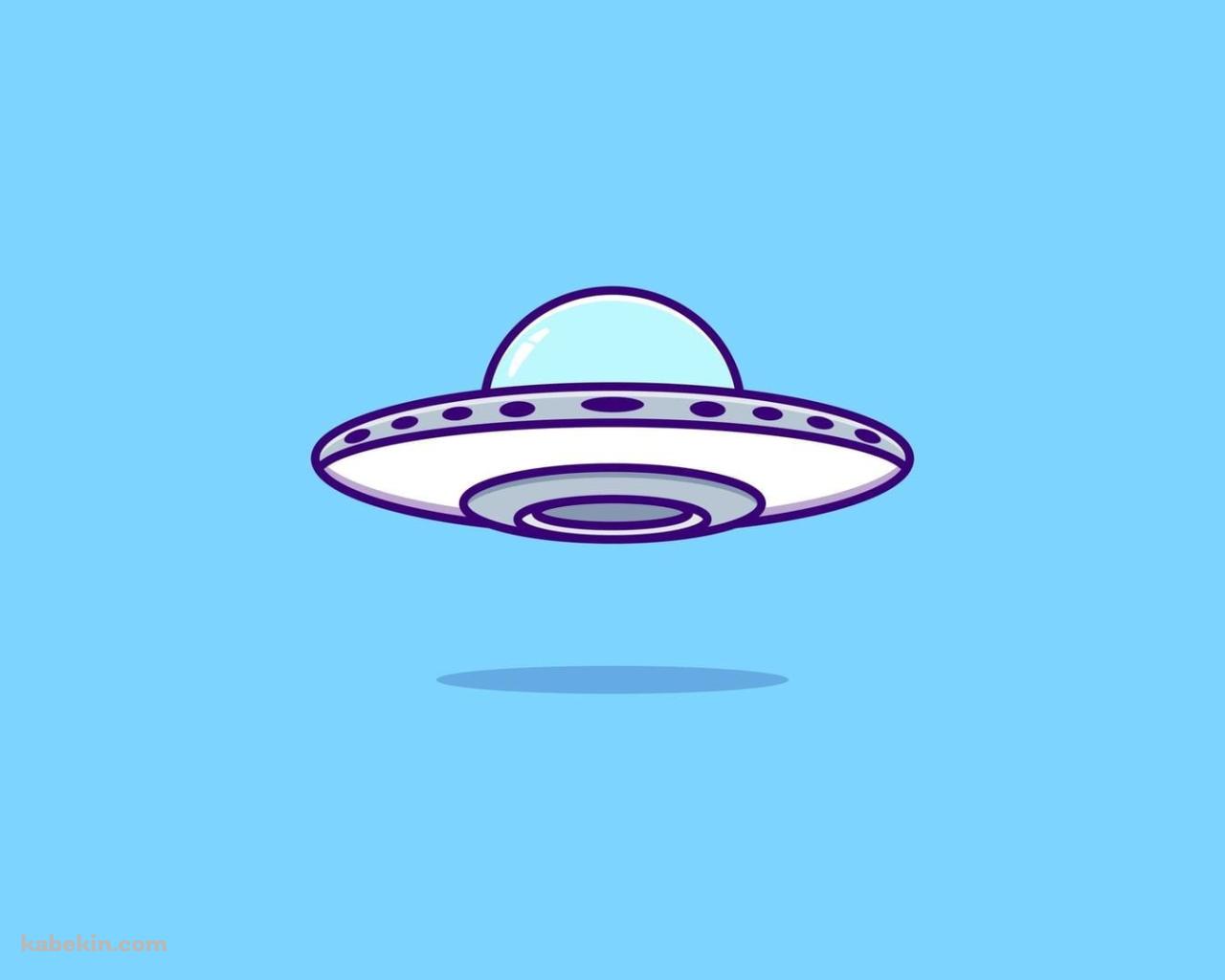 ポップなUFOのイラストの壁紙(1280px x 1024px) 高画質 PC・デスクトップ用