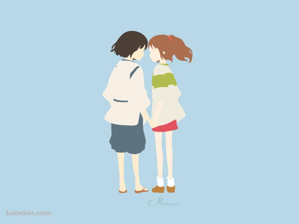 千と千尋の神隠し / ベクター / ジブリ / シンプルの壁紙(1024px x 768px) 高画質 PC・デスクトップ用