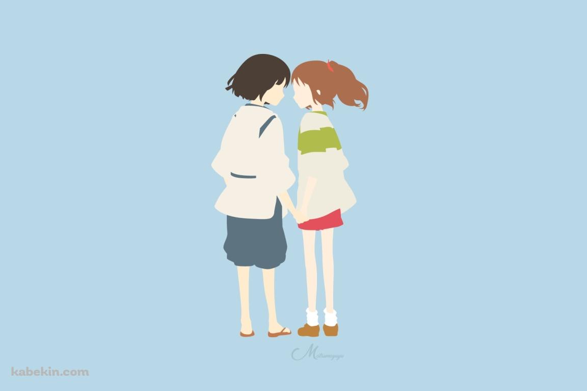 千と千尋の神隠し / ベクター / ジブリ / シンプルの壁紙(1152px x 768px) 高画質 PC・デスクトップ用