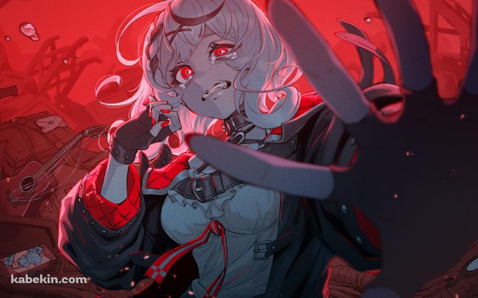 泣く沙花叉クロヱ / バーチャルYouTuber / ホロライブの壁紙(960px x 600px) 高画質 PC・デスクトップ用