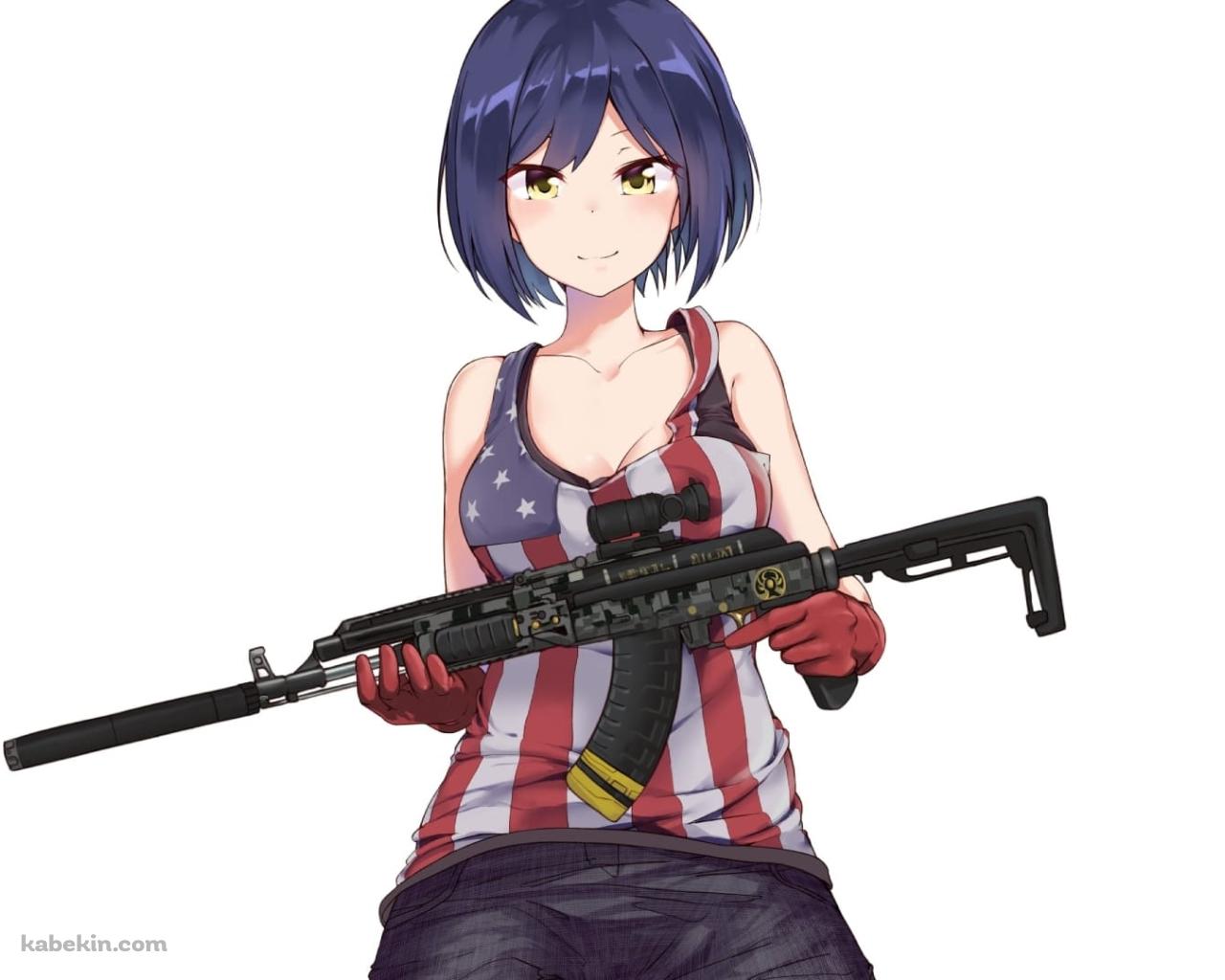 月ノ美兎 / サバゲ― / バーチャルYouTuber / にじさんじの壁紙(1280px x 1024px) 高画質 PC・デスクトップ用