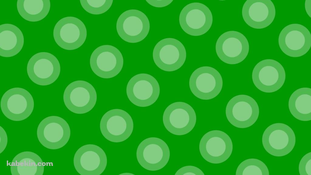 緑 ドット柄 模様の壁紙(1024px x 576px) 高画質 PC・デスクトップ用