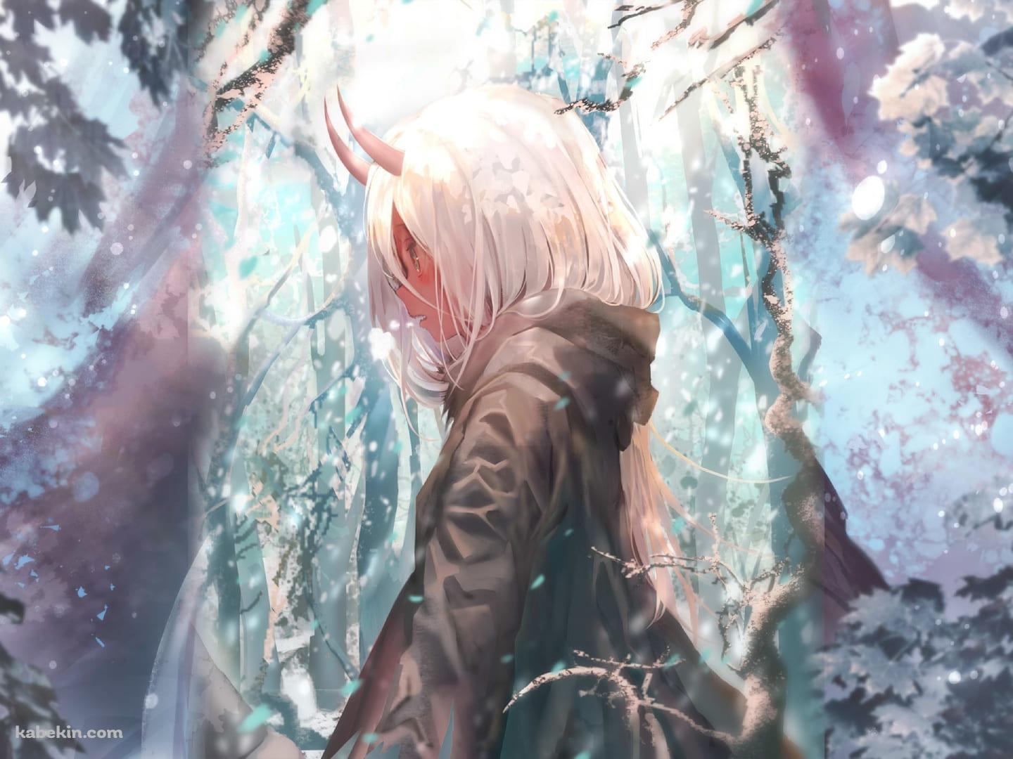 ゼロツー / 白髪 / ダーリン・イン・ザ・フランキスの壁紙(1440px x 1080px) 高画質 PC・デスクトップ用