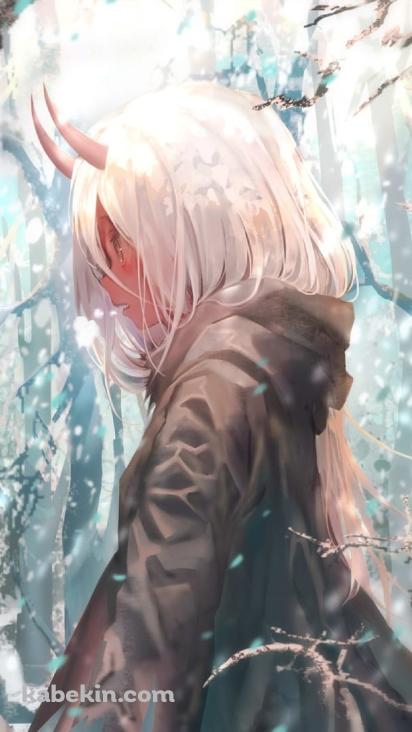 ゼロツー / 白髪 / ダーリン・イン・ザ・フランキスの壁紙(412px x 732px) 高画質 PC・デスクトップ用