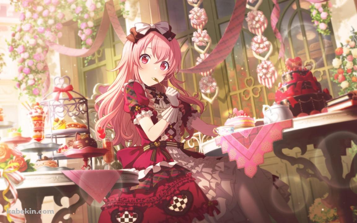 ケーキを食べる桃井愛莉 / プロセカの壁紙(1152px x 720px) 高画質 PC・デスクトップ用