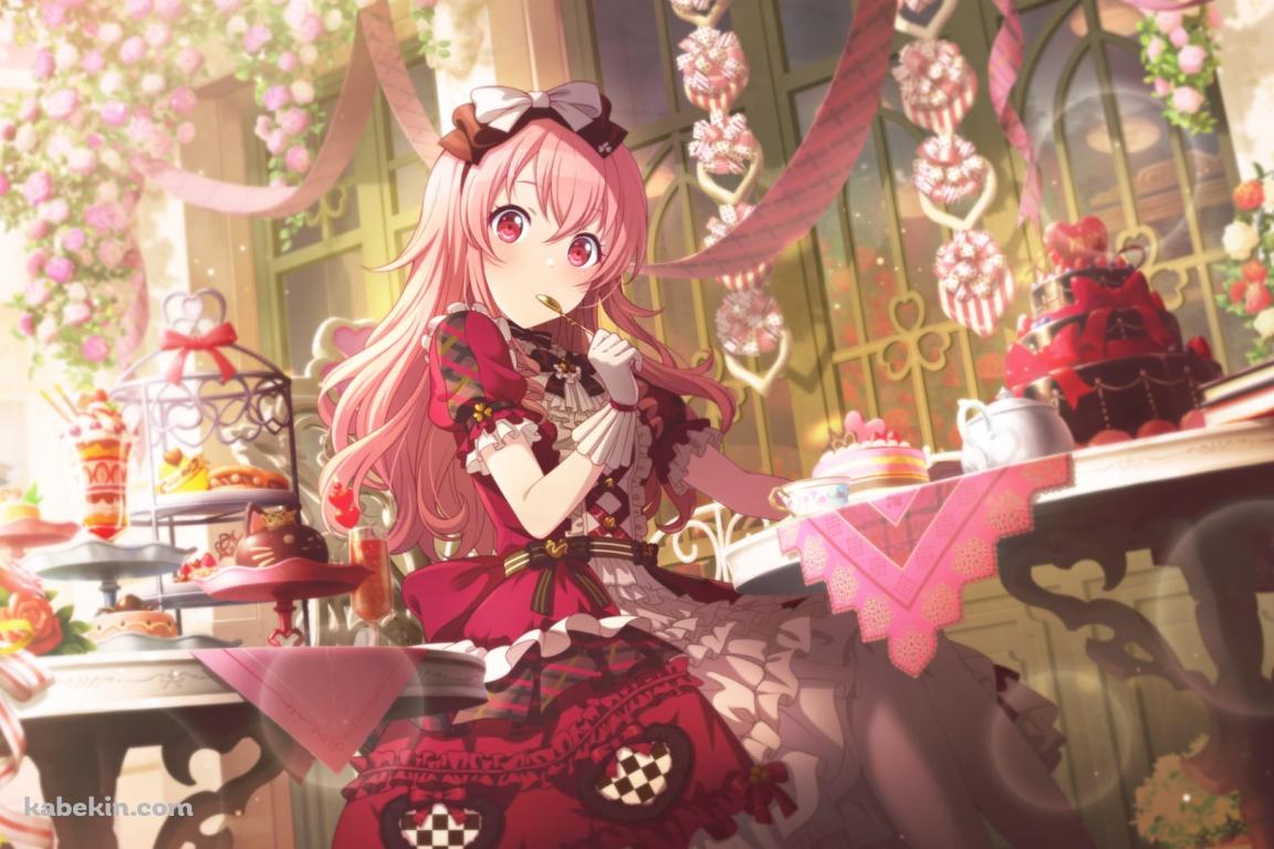 ケーキを食べる桃井愛莉 / プロセカの壁紙(1152px x 768px) 高画質 PC・デスクトップ用