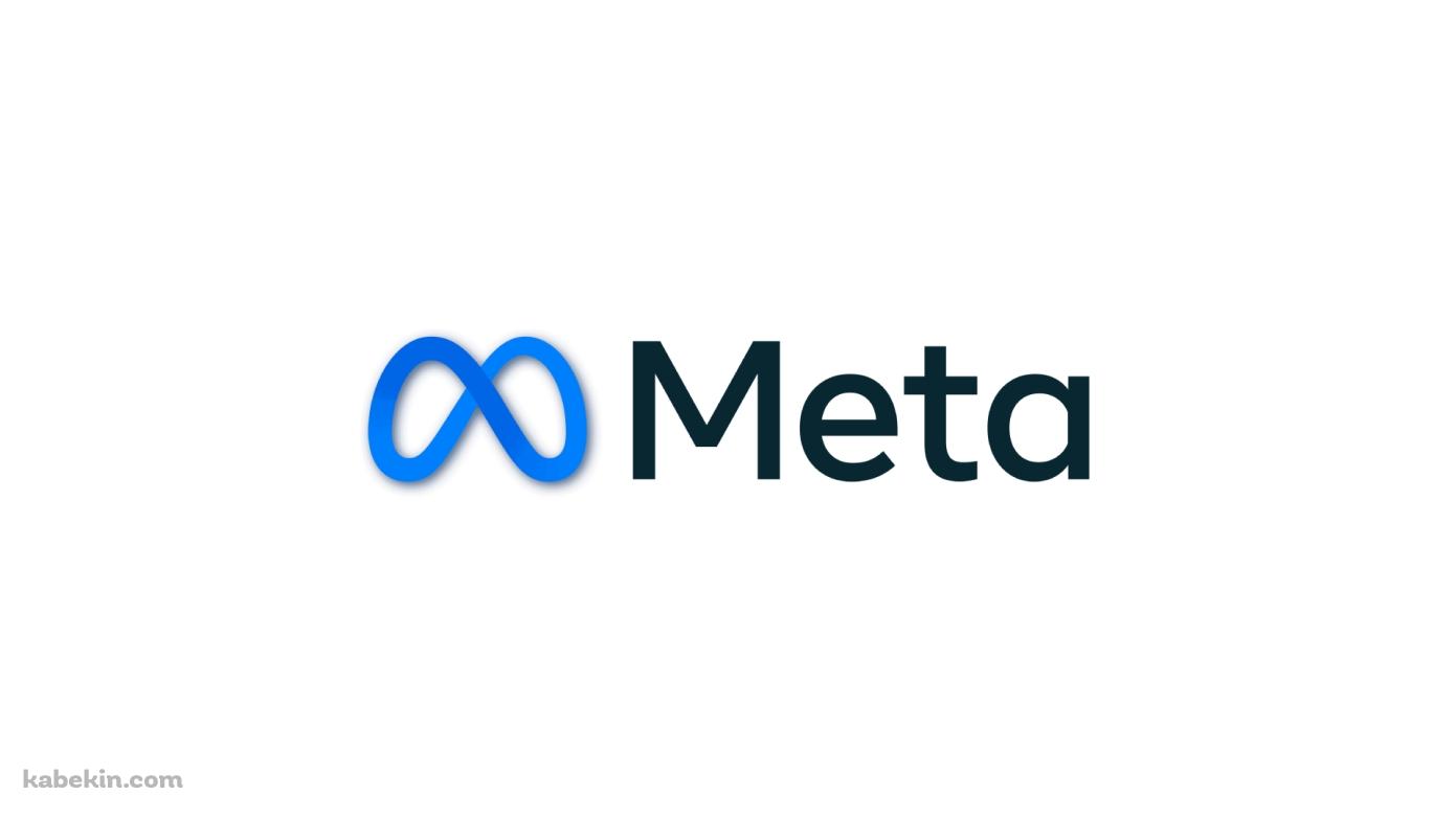 meta / ロゴの壁紙(1391px x 783px) 高画質 PC・デスクトップ用