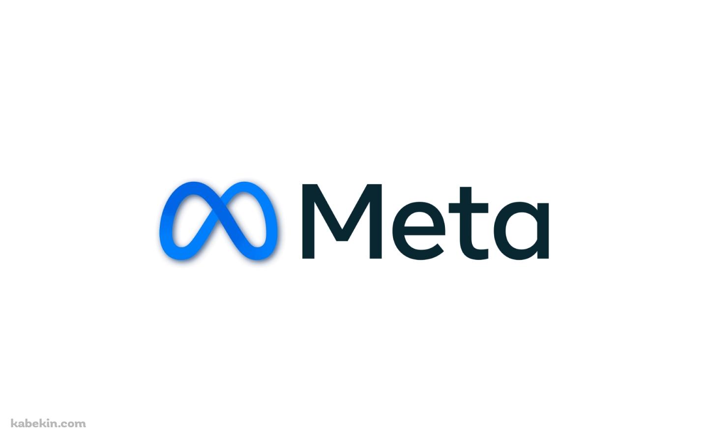 meta / ロゴの壁紙(1440px x 900px) 高画質 PC・デスクトップ用