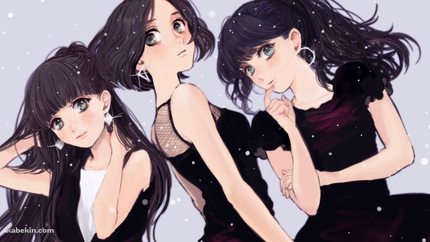 Perfume / JPOP / かしゆか / のっち / あ～ちゃん / ファンアートの壁紙(1391px x 783px) 高画質 PC・デスクトップ用