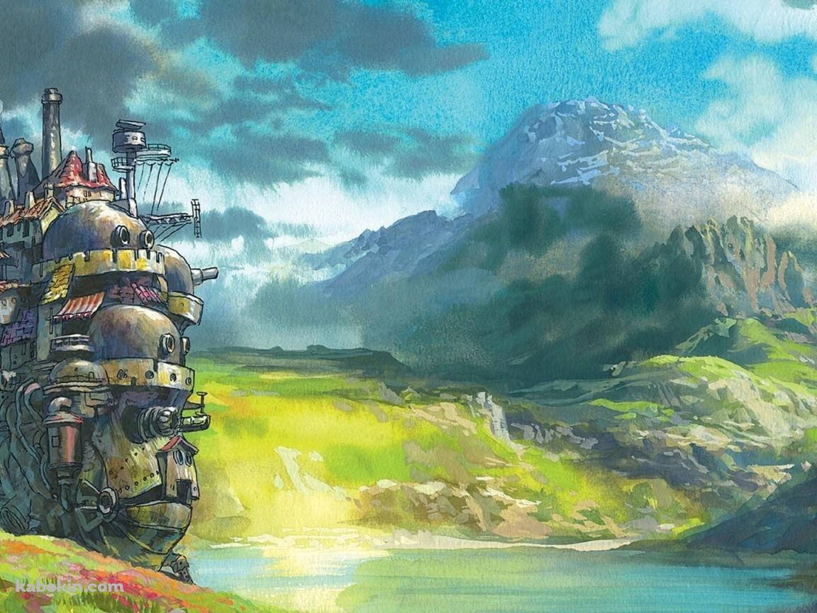 ハウルの動く城 / ジブリ / イラストの壁紙(1152px x 864px) 高画質 PC・デスクトップ用