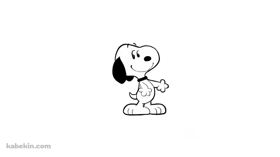 スヌーピー / Snoopy / 白 / シンプルの壁紙(960px x 540px) 高画質 PC・デスクトップ用