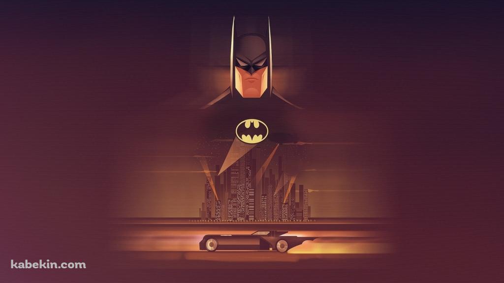バットマン / アメコミ / マーベル / 疾走するバットモービルの壁紙(1024px x 576px) 高画質 PC・デスクトップ用