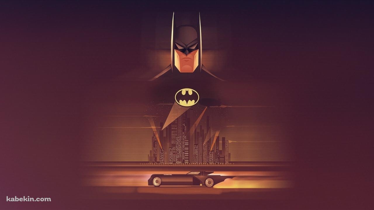 バットマン / アメコミ / マーベル / 疾走するバットモービルの壁紙(1280px x 720px) 高画質 PC・デスクトップ用