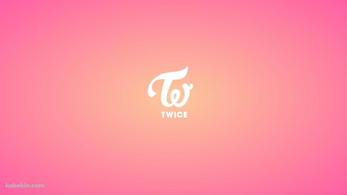 TWICE ロゴの壁紙(1366px x 768px) 高画質 PC・デスクトップ用