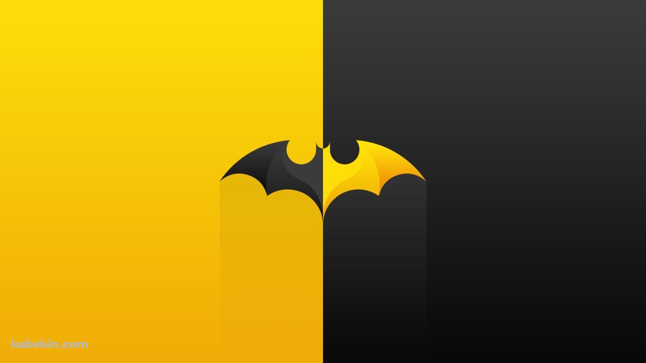 バットマン / ロゴ / 黒 / 黄色の壁紙(1280px x 720px) 高画質 PC・デスクトップ用