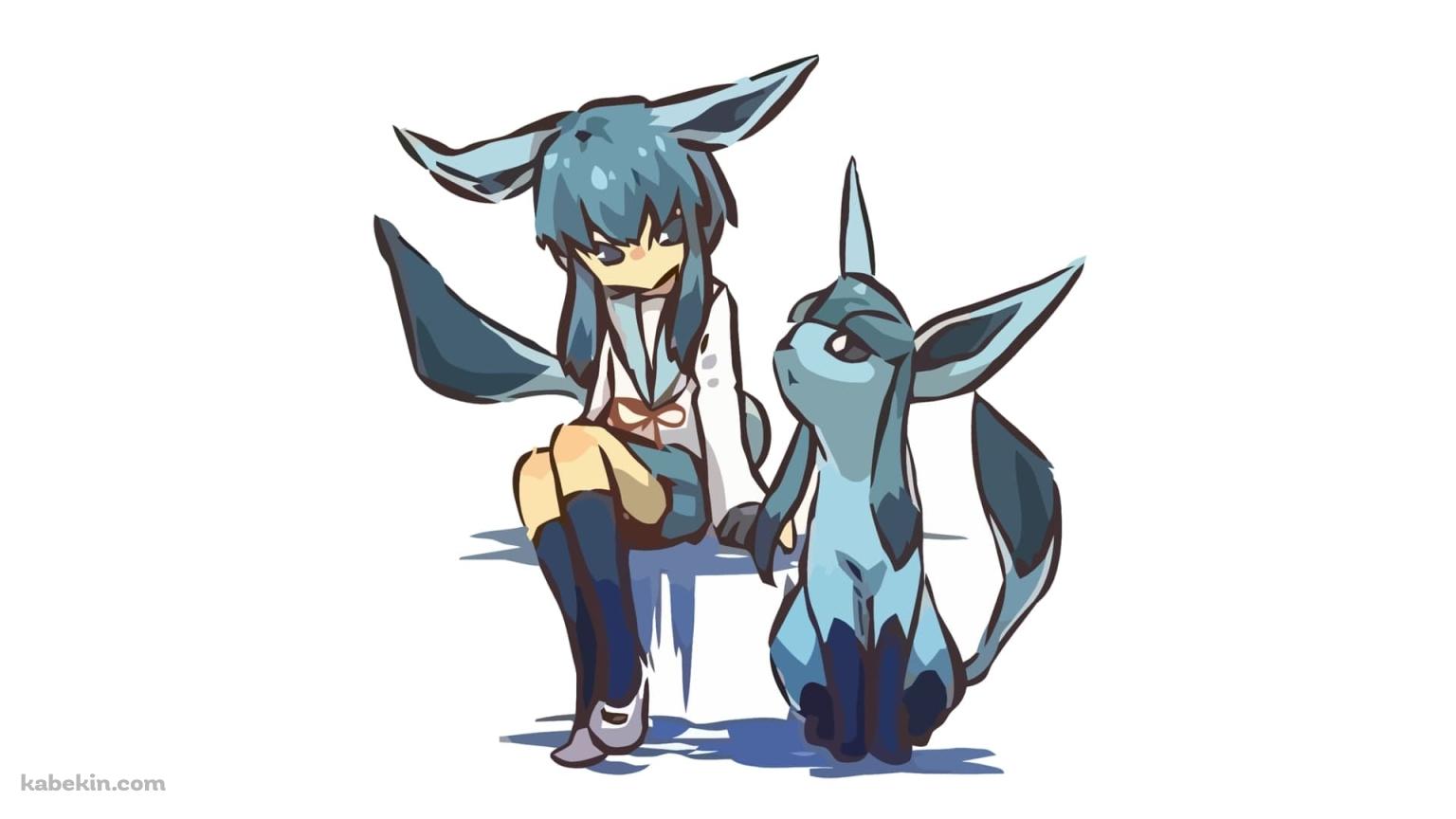 ポケットモンスター / ポケモン / グレイシア / ファンアートの壁紙(1536px x 864px) 高画質 PC・デスクトップ用