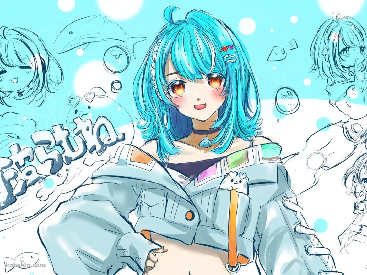 かわいい白波らむね / ぶいすぽっ！(1400x1050px)のデスクトップPC用の