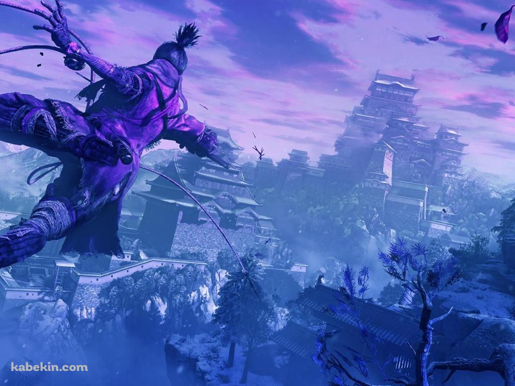 SEKIRO / 青の壁紙(1024px x 768px) 高画質 PC・デスクトップ用