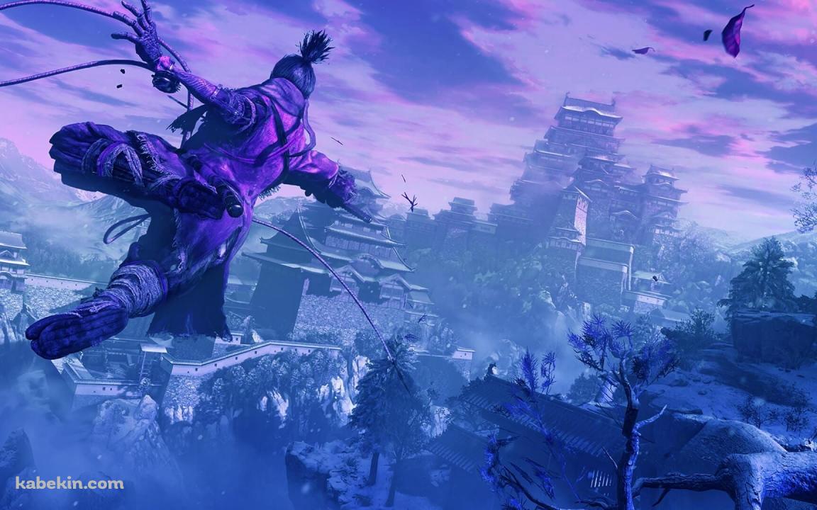 SEKIRO / 青の壁紙(1152px x 720px) 高画質 PC・デスクトップ用
