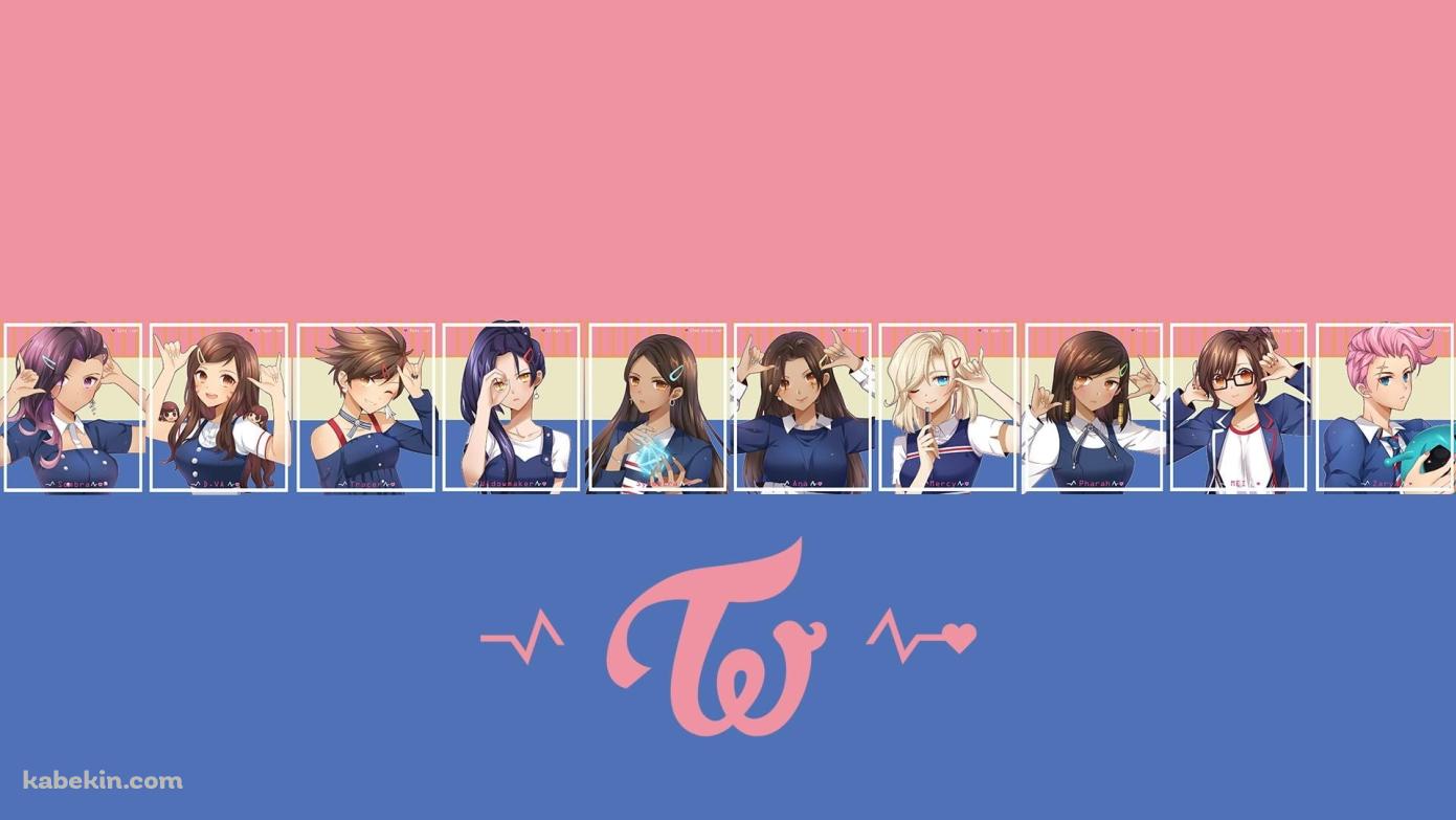 TWICE / ナヨン / モモ / サナ / ツウィ / ジヒョ / ミナ / ジョンヨン / チェヨン / ダヒョンの壁紙(1391px x 783px) 高画質 PC・デスクトップ用