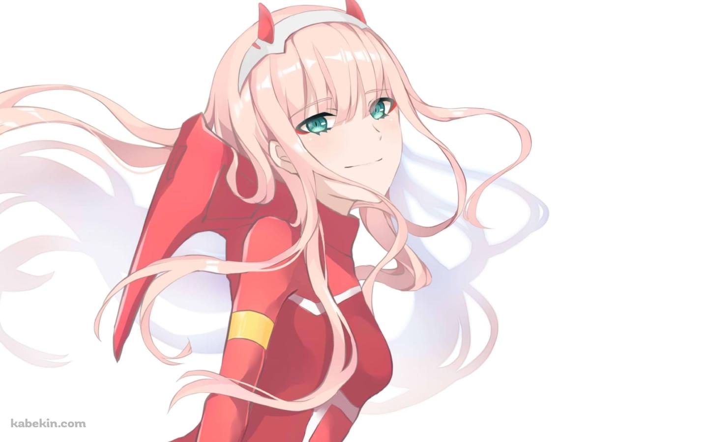 Darling In The Franxx / ダーリン・イン・ザ・フランキス / かわいいゼロツー Code:002 / ファンアートの壁紙(1440px x 900px) 高画質 PC・デスクトップ用
