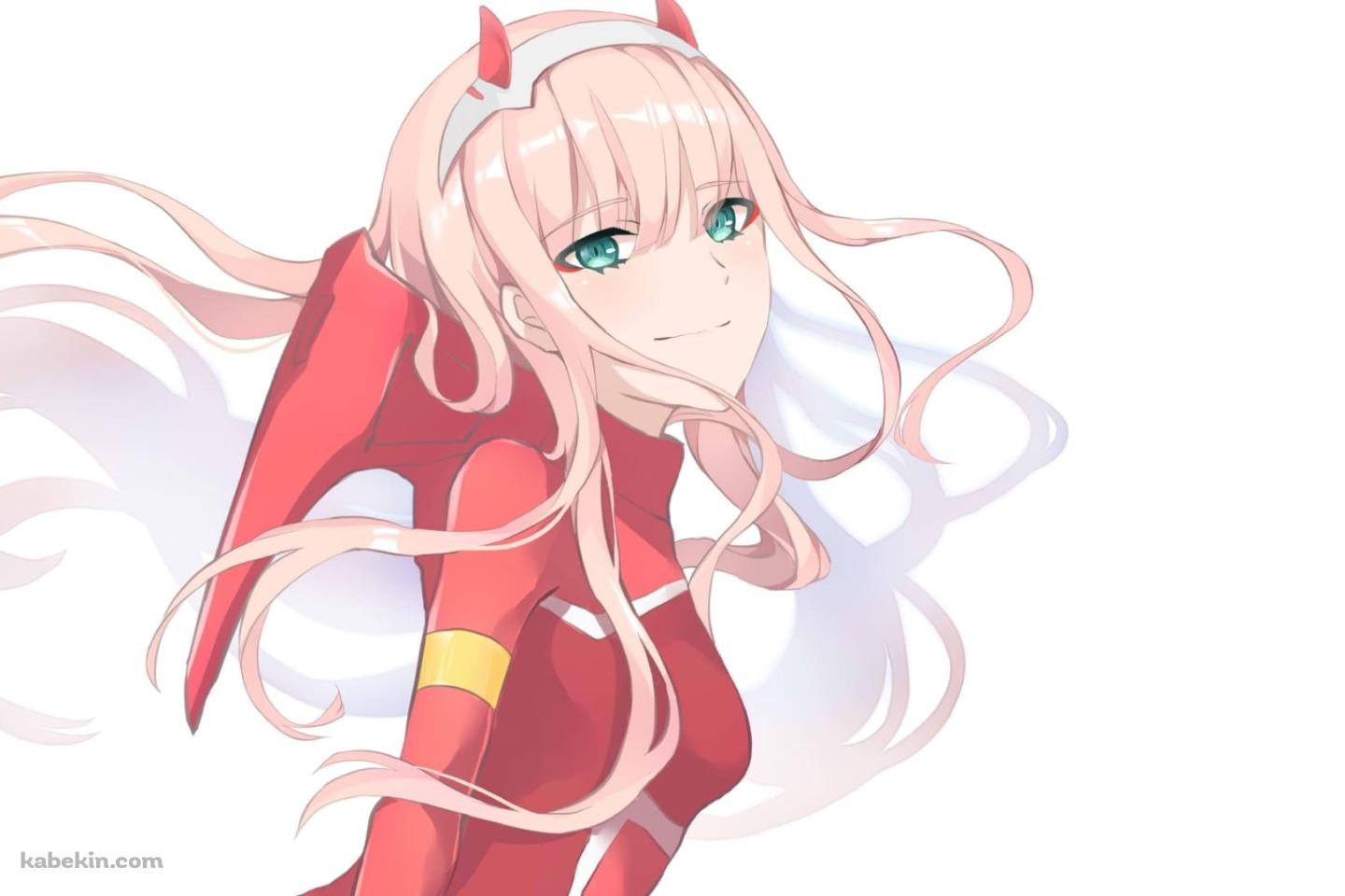 Darling In The Franxx / ダーリン・イン・ザ・フランキス / かわいいゼロツー Code:002 / ファンアートの壁紙(1440px x 960px) 高画質 PC・デスクトップ用